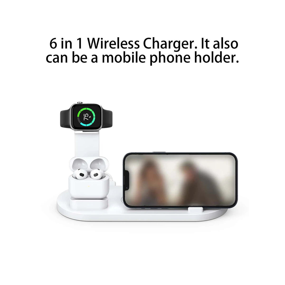Wireless Charger Stand For iPhone & Watch & Airpods