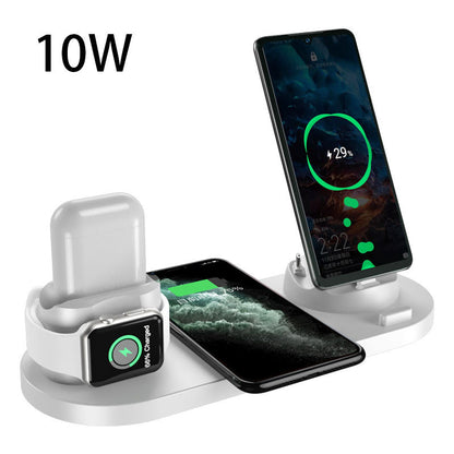 Wireless Charger For IPhone and Watch 6 In 1 Charging Dock Station