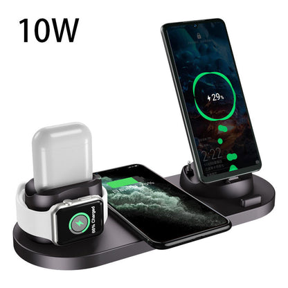 Wireless Charger For IPhone and Watch 6 In 1 Charging Dock Station