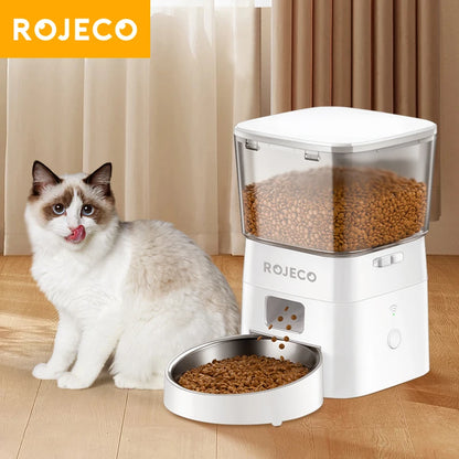 ROJECO 2L Automatic Cat Feeder - App Controller