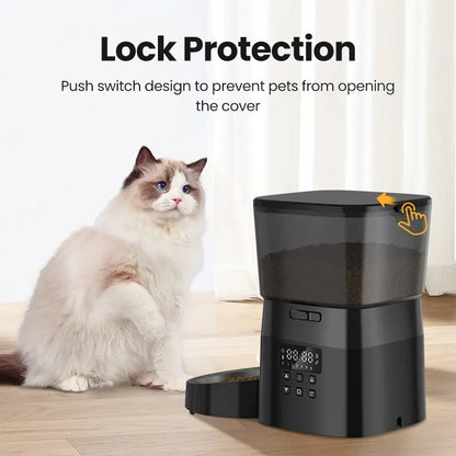 ROJECO 2L Automatic Pet Feeder Button Version