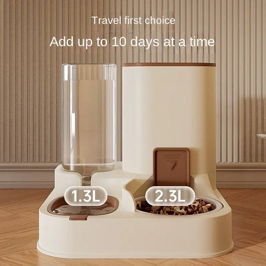 Large Water Dispenser and Food Container