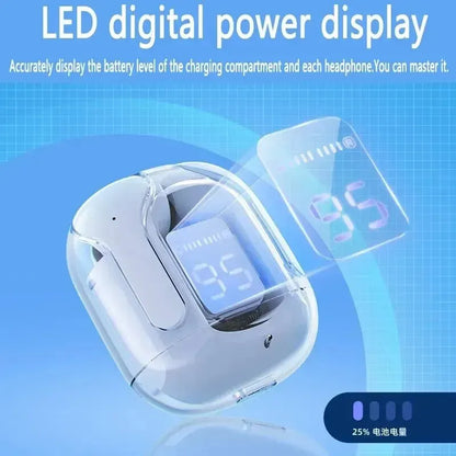 T2 Wireless Bluetooth Earphone Transparent